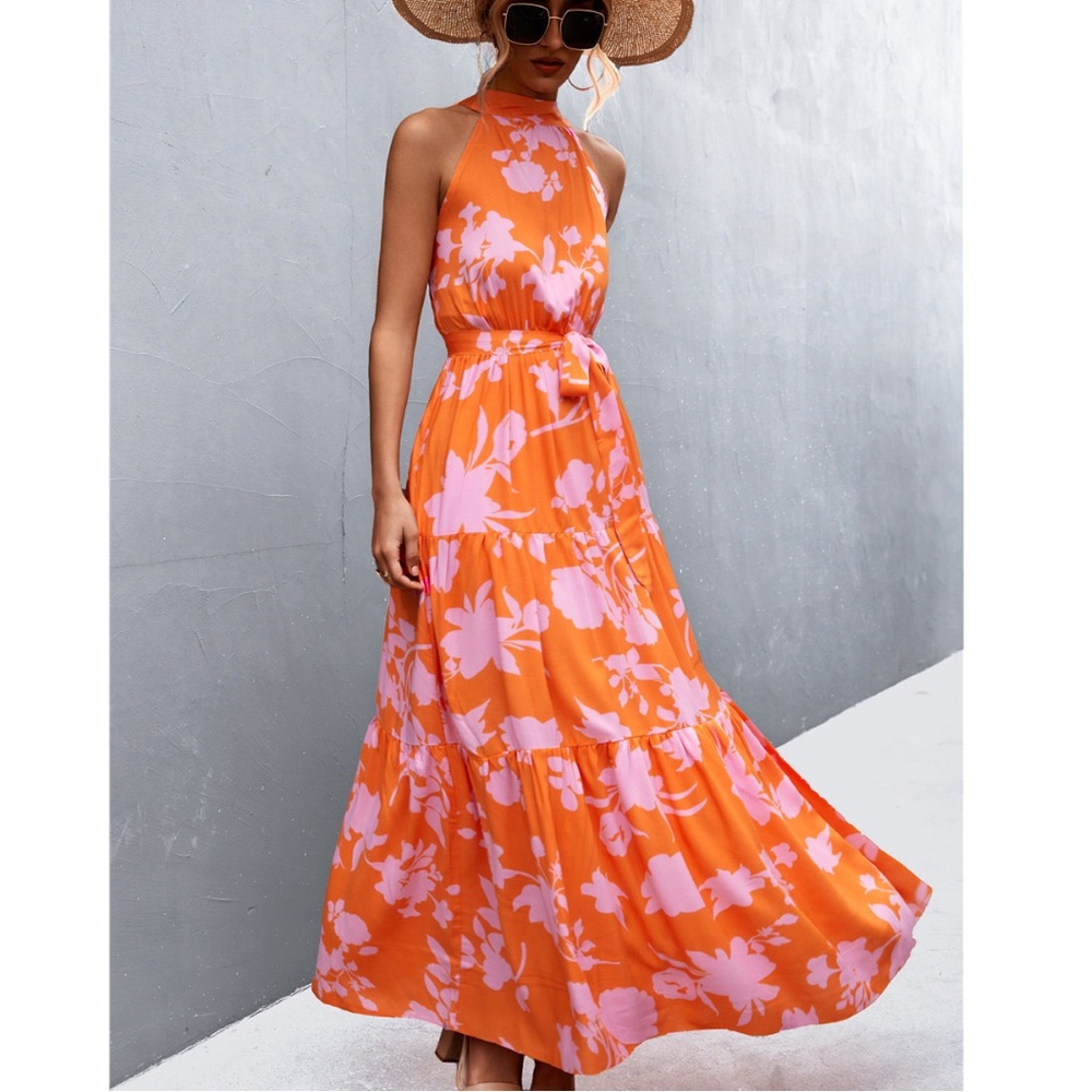 Floral maxi dress